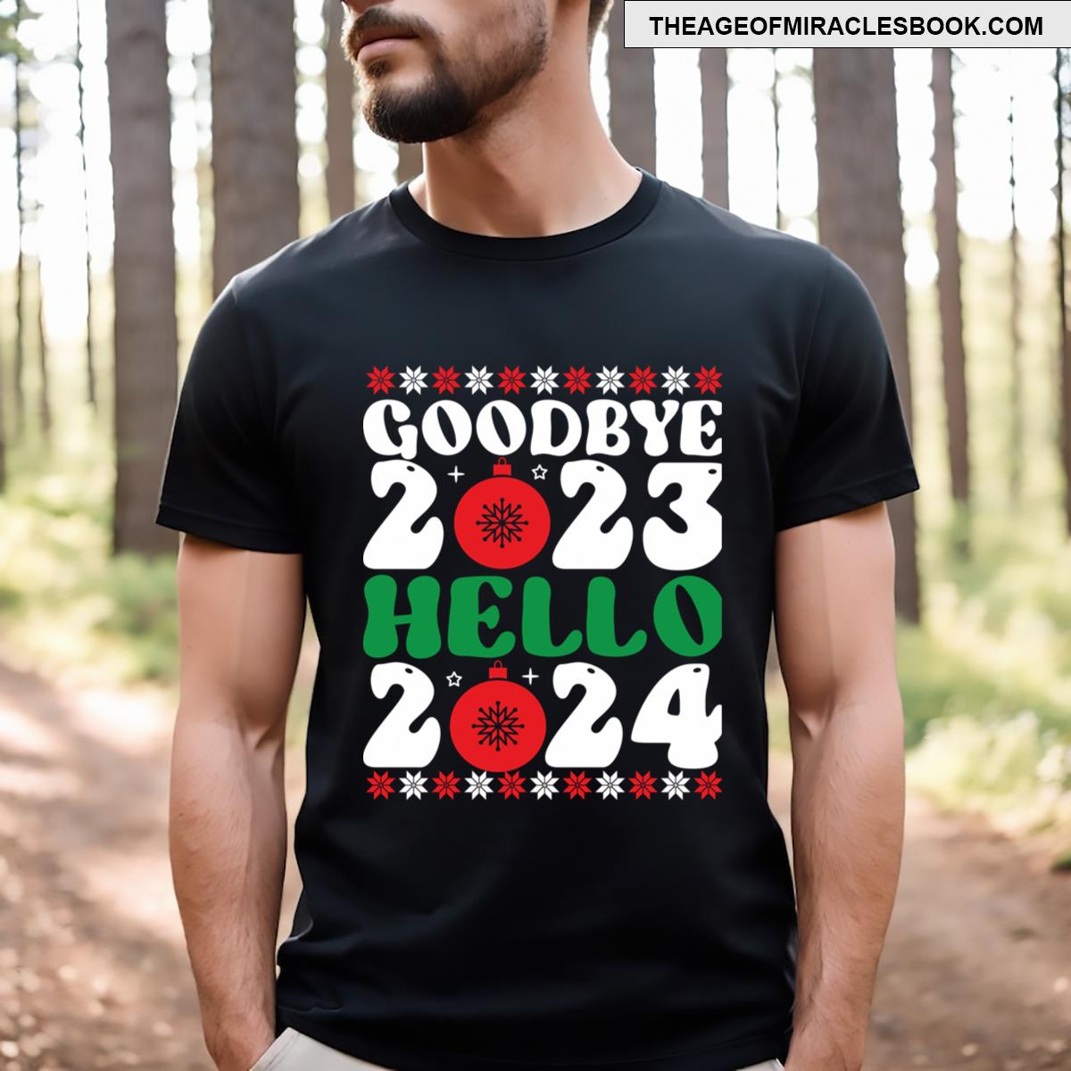 Goodbye 2023 Hello 2024 T-shirt
