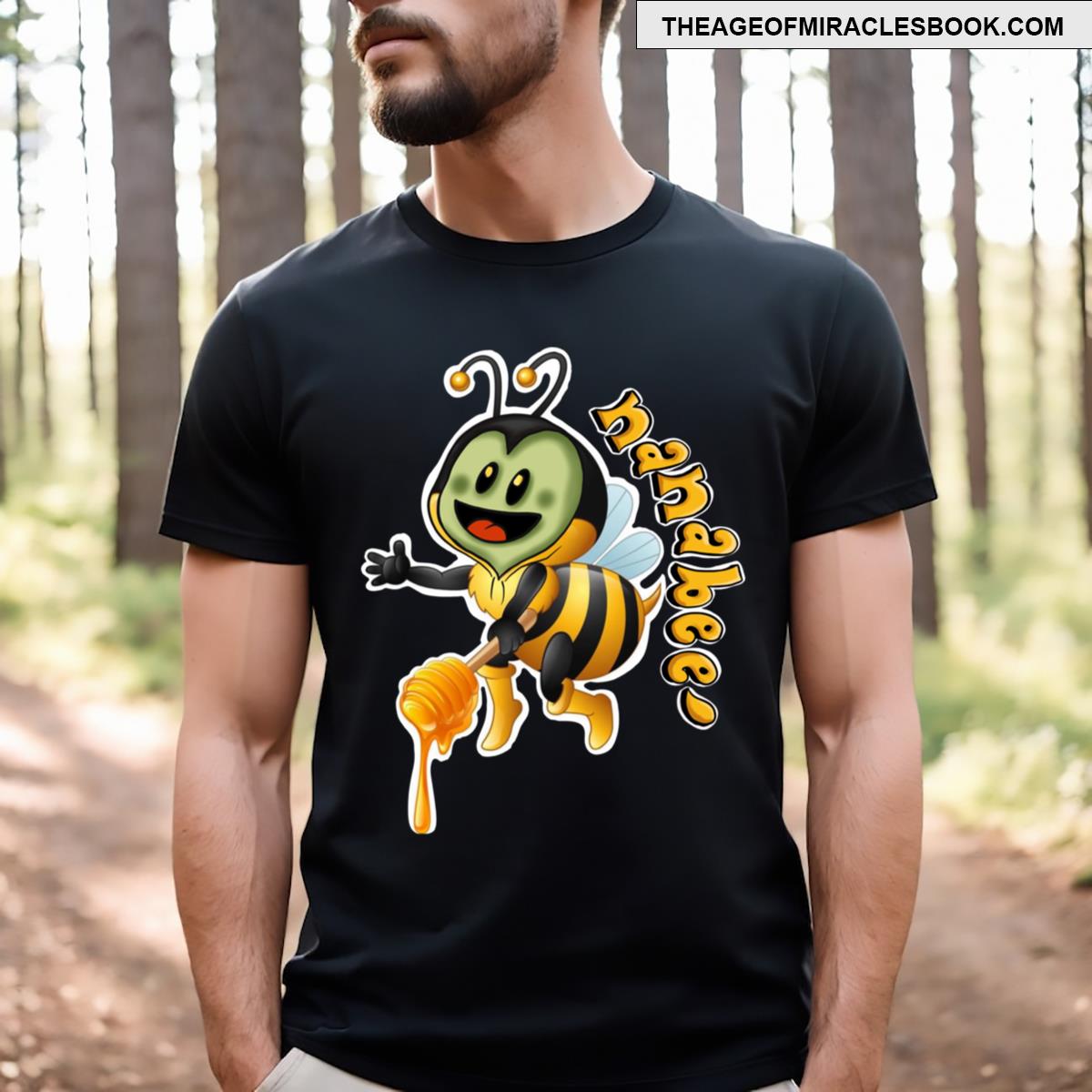 Nanalan Funny Draw Bee T-shirt