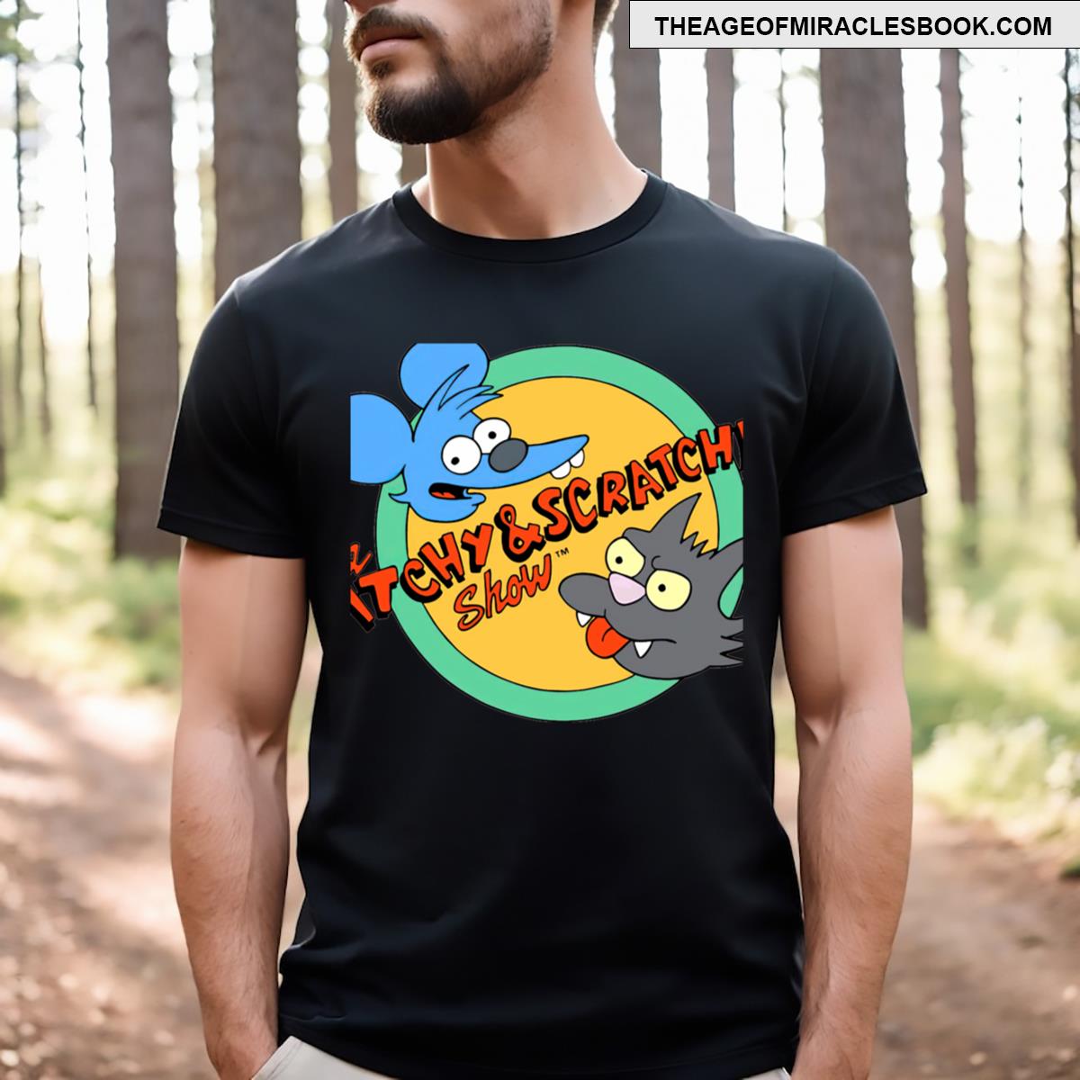 The Itchy And Scratchy Cartoons T-shirt