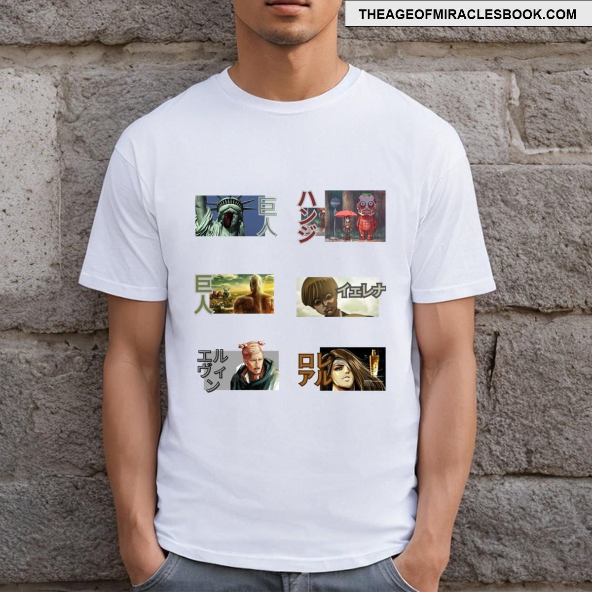 Titan Funny Meme Stickers Pack T-shirt