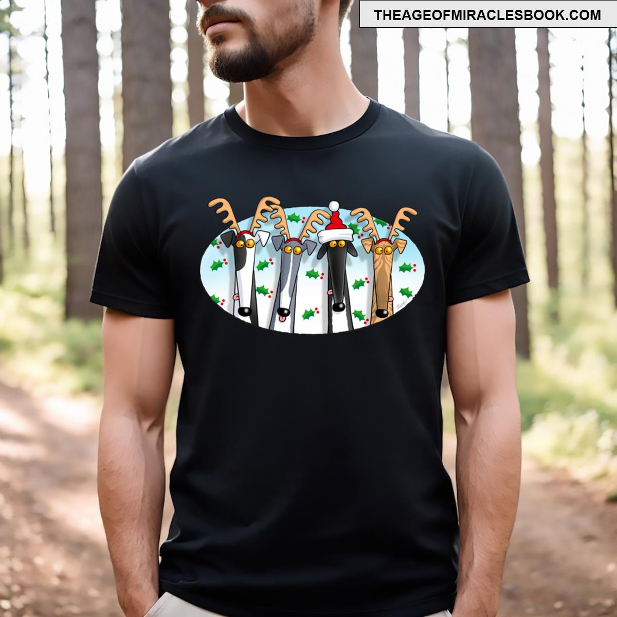 Greyhound Antlers Assorted T-shirt