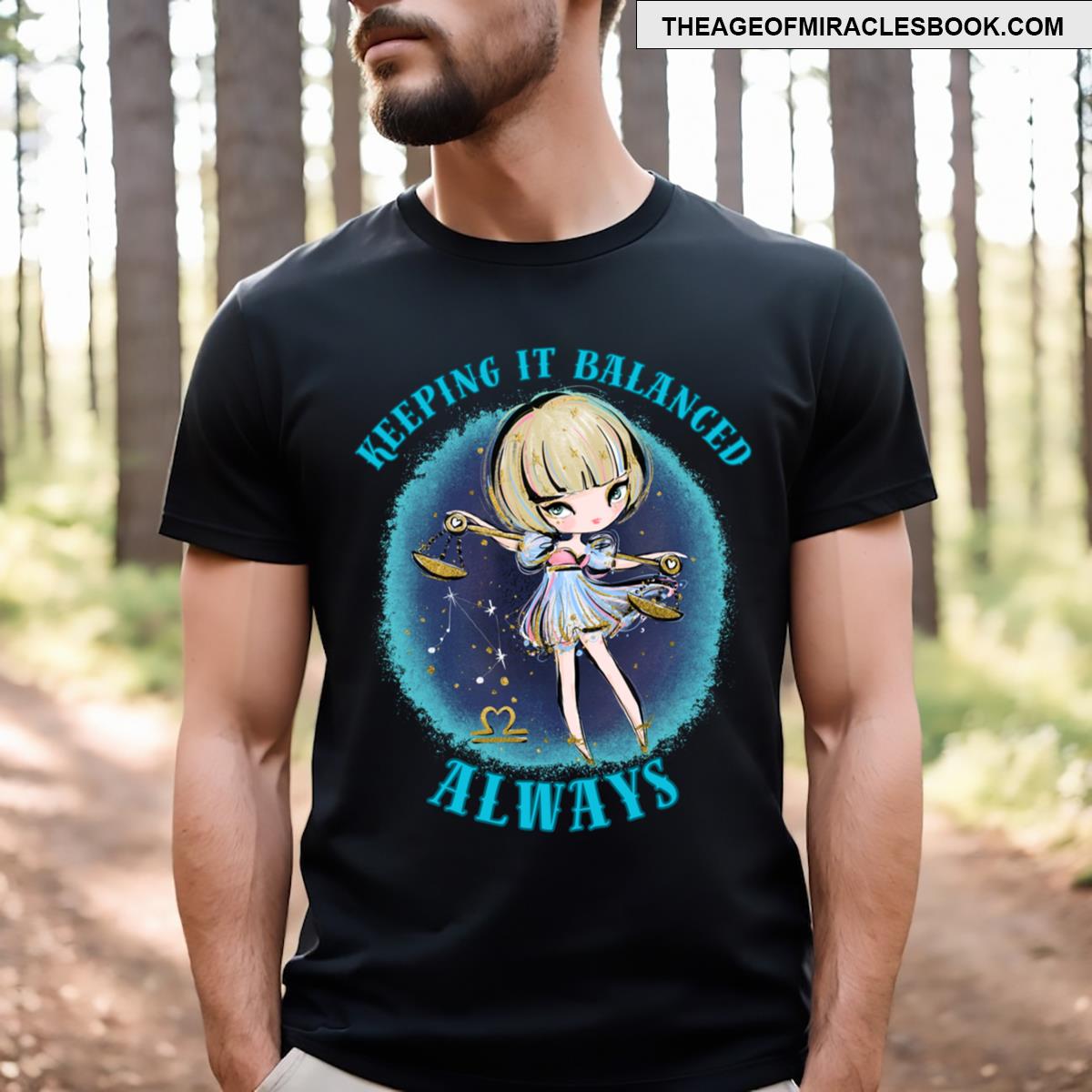 Keeping It Balanced Always Funny Libra T-shirt