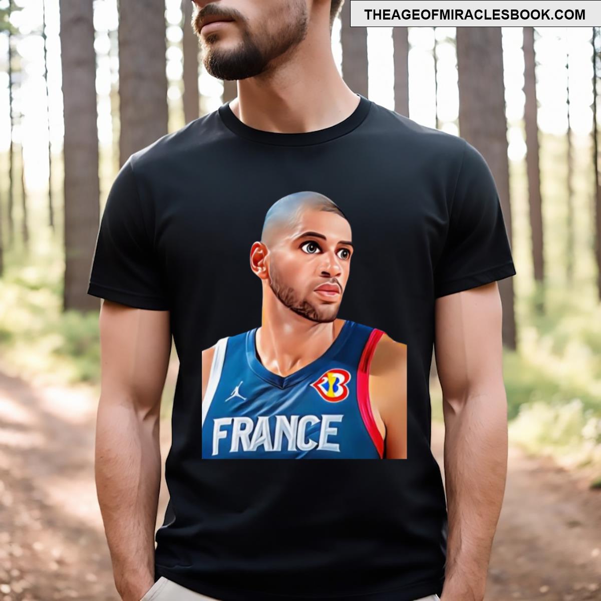 Nicolas Batum Cartoon T-shirt