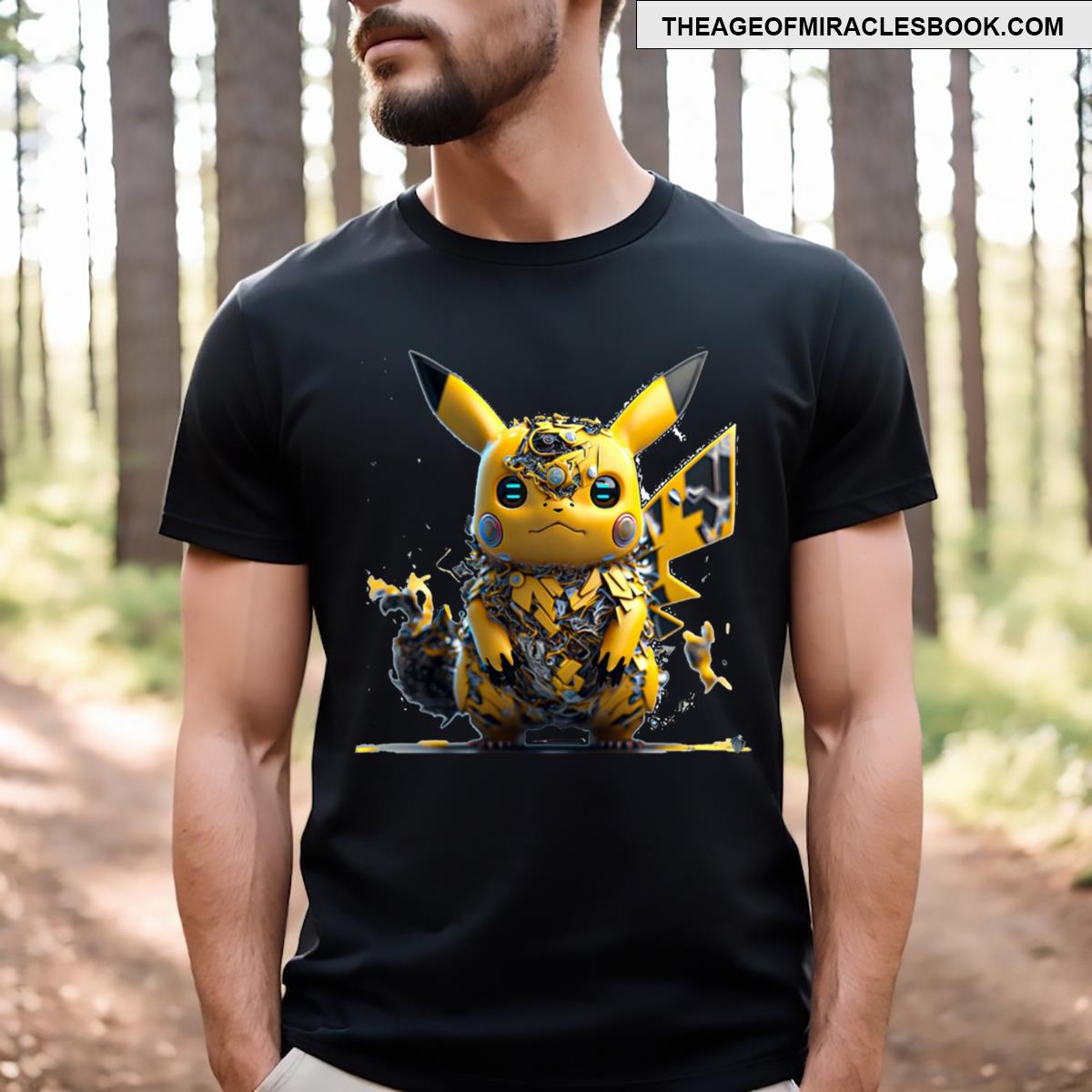 Cyber Picachu T-shirt