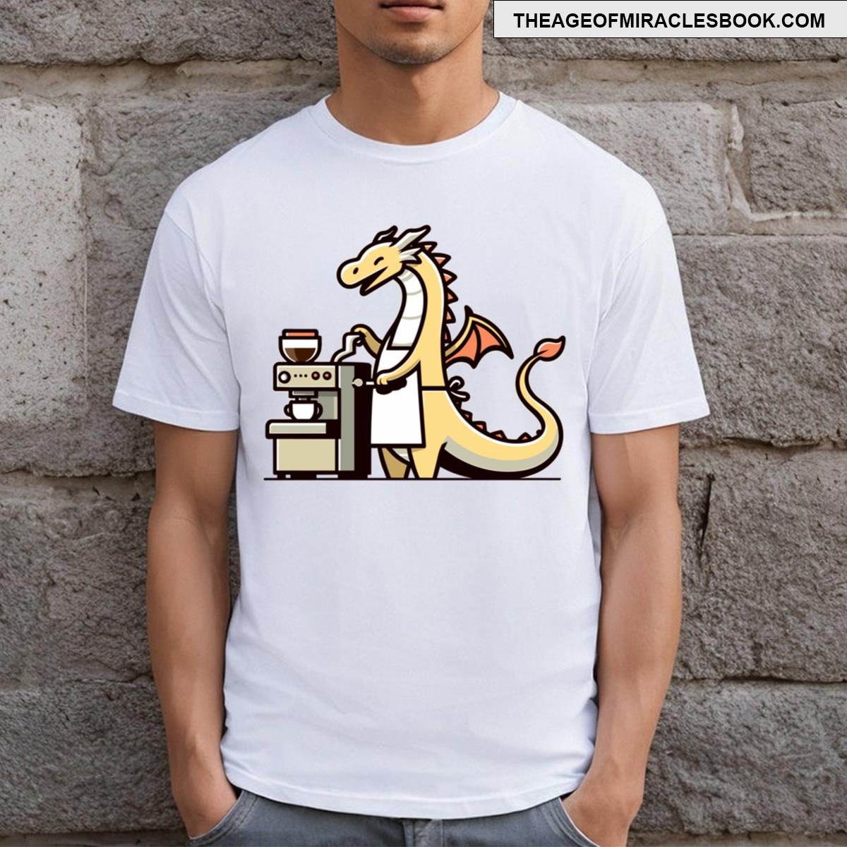 Dragon Barista Brewing Magic T-shirt