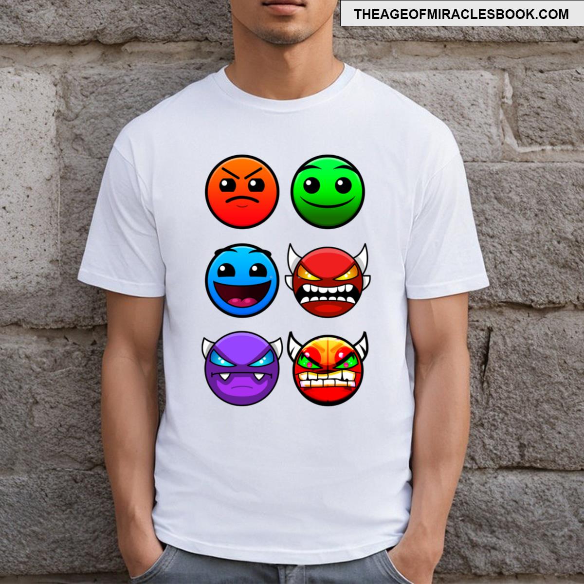 Geometry Dash Icons T-shirt