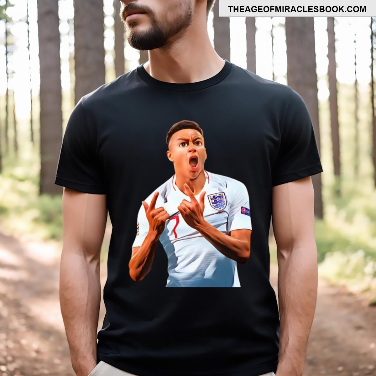 Jesse Lingard Cartoon T-shirt