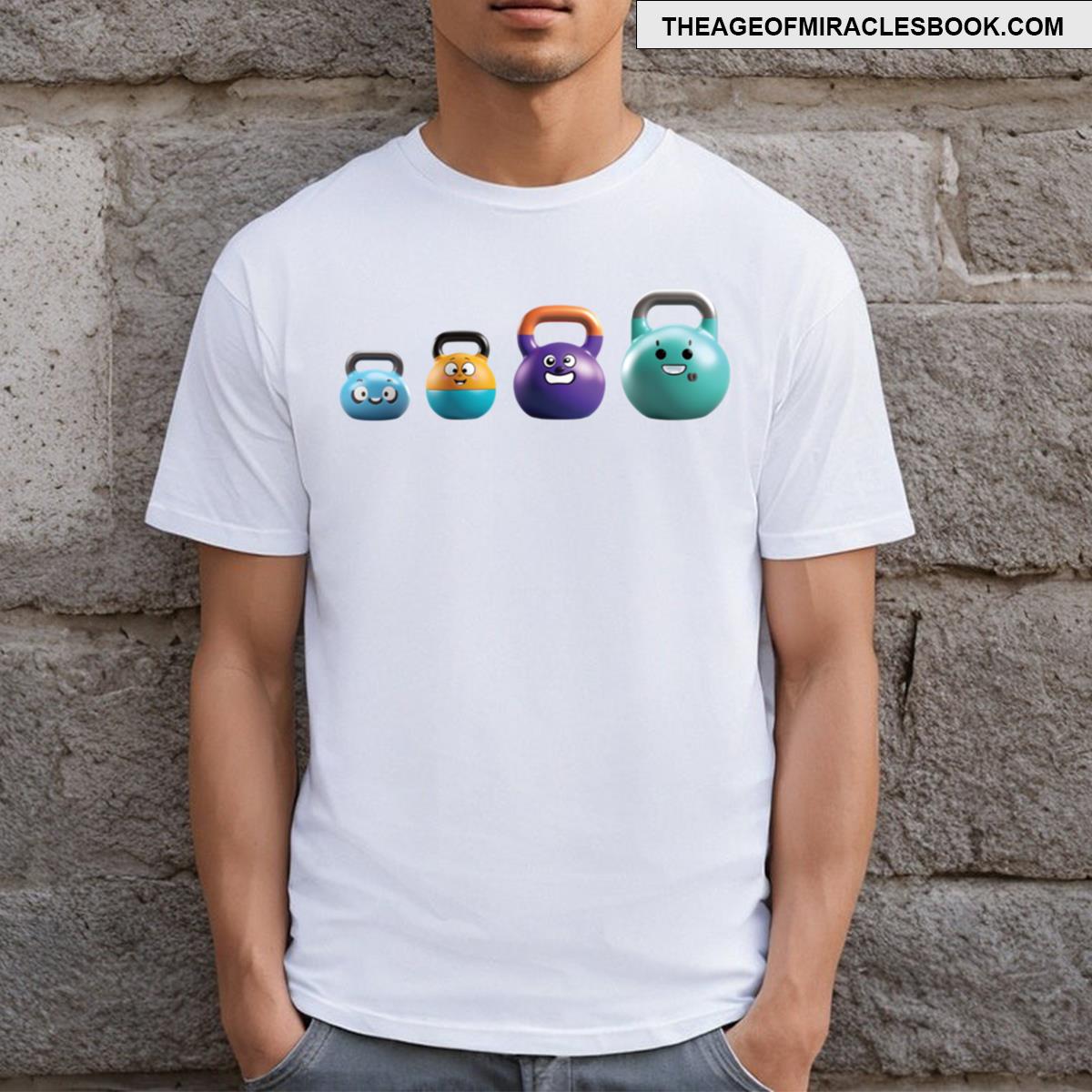 Kettlebell Pattern Sloppy Bell Squad T-shirt