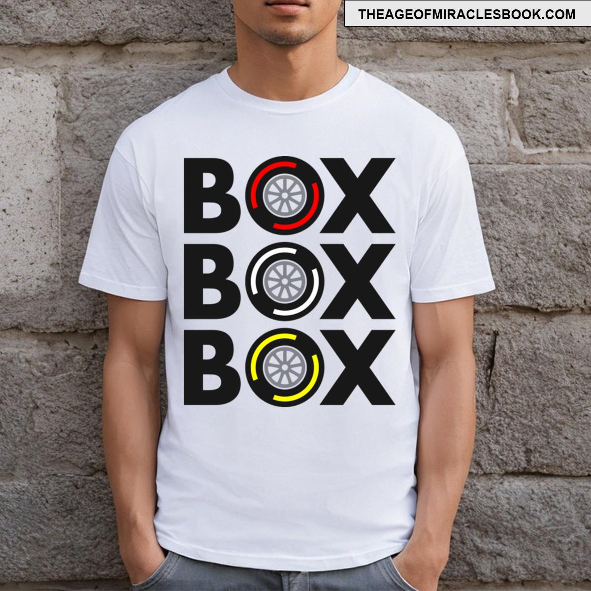Box Box Box F1 Tyre Compound Design T-shirt