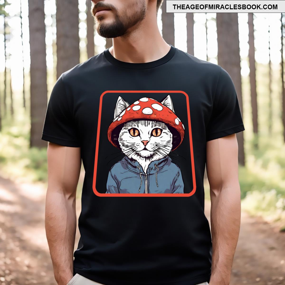 Cat Mushroom T-shirt