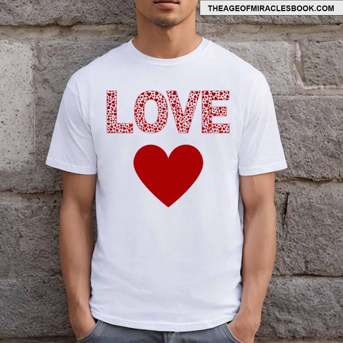 Love Heart Letters T-shirt