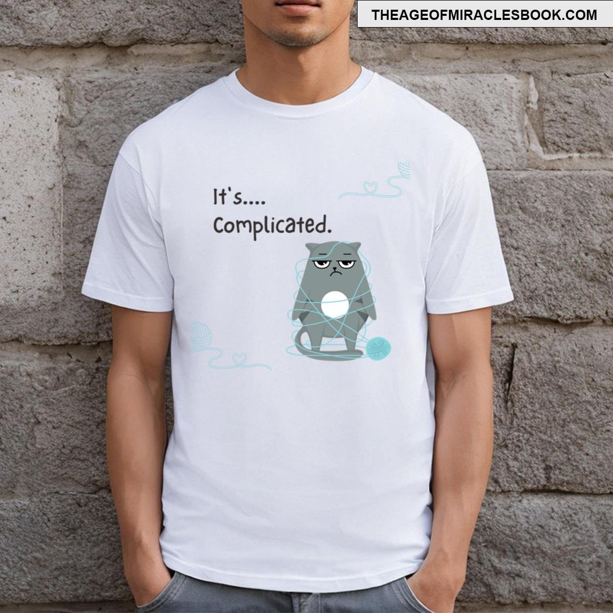 Naughty Cat It’s Complicated T-shirt