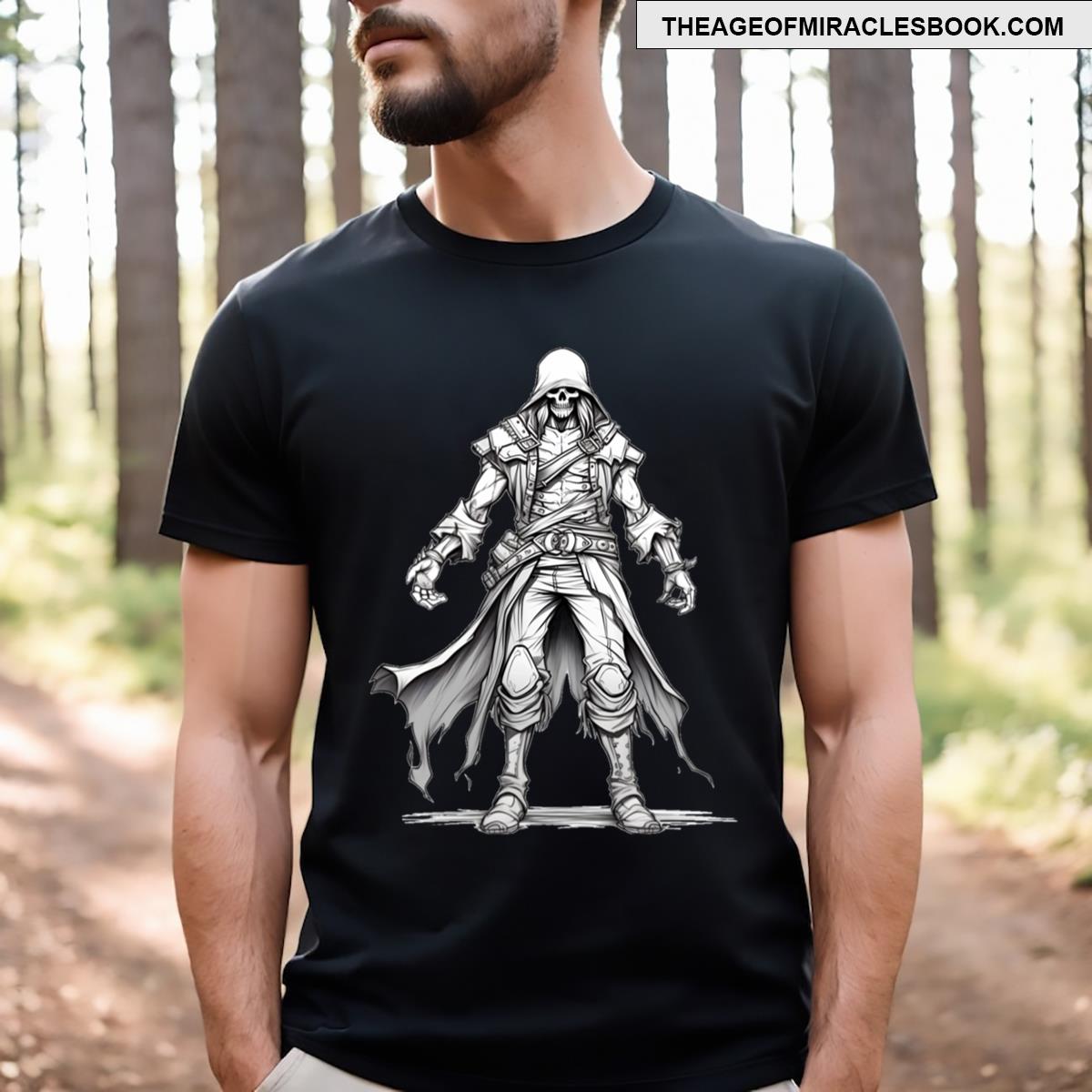 Pirate Captain Skeleton T-shirt