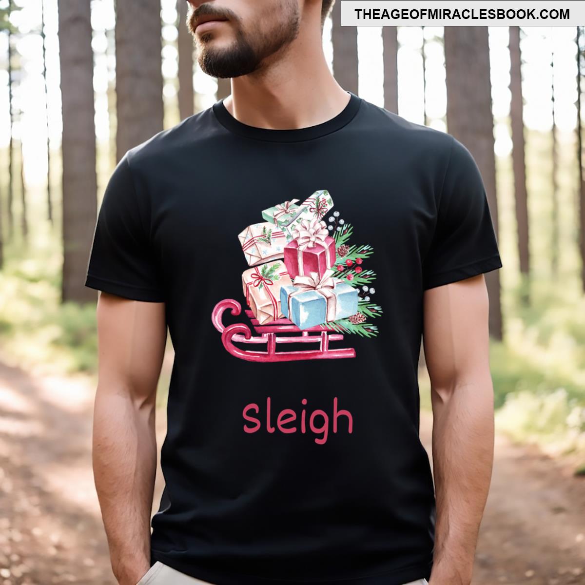 Watercolor Sleigh Essential T-shirt