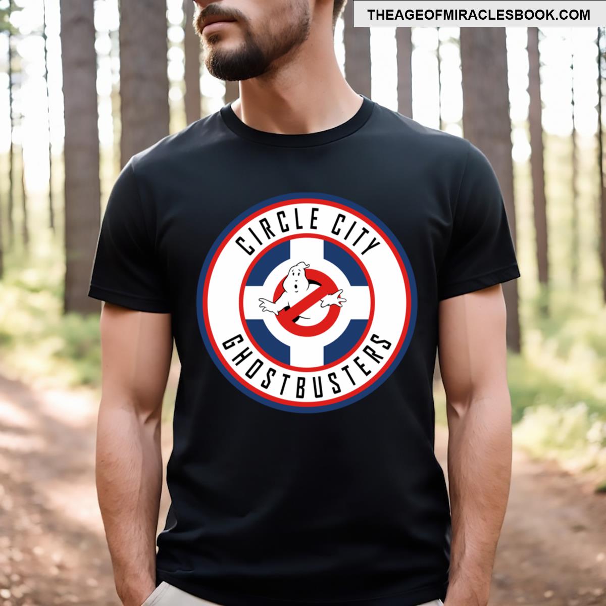Circle City Ghostbusters Primary Logo T-shirt
