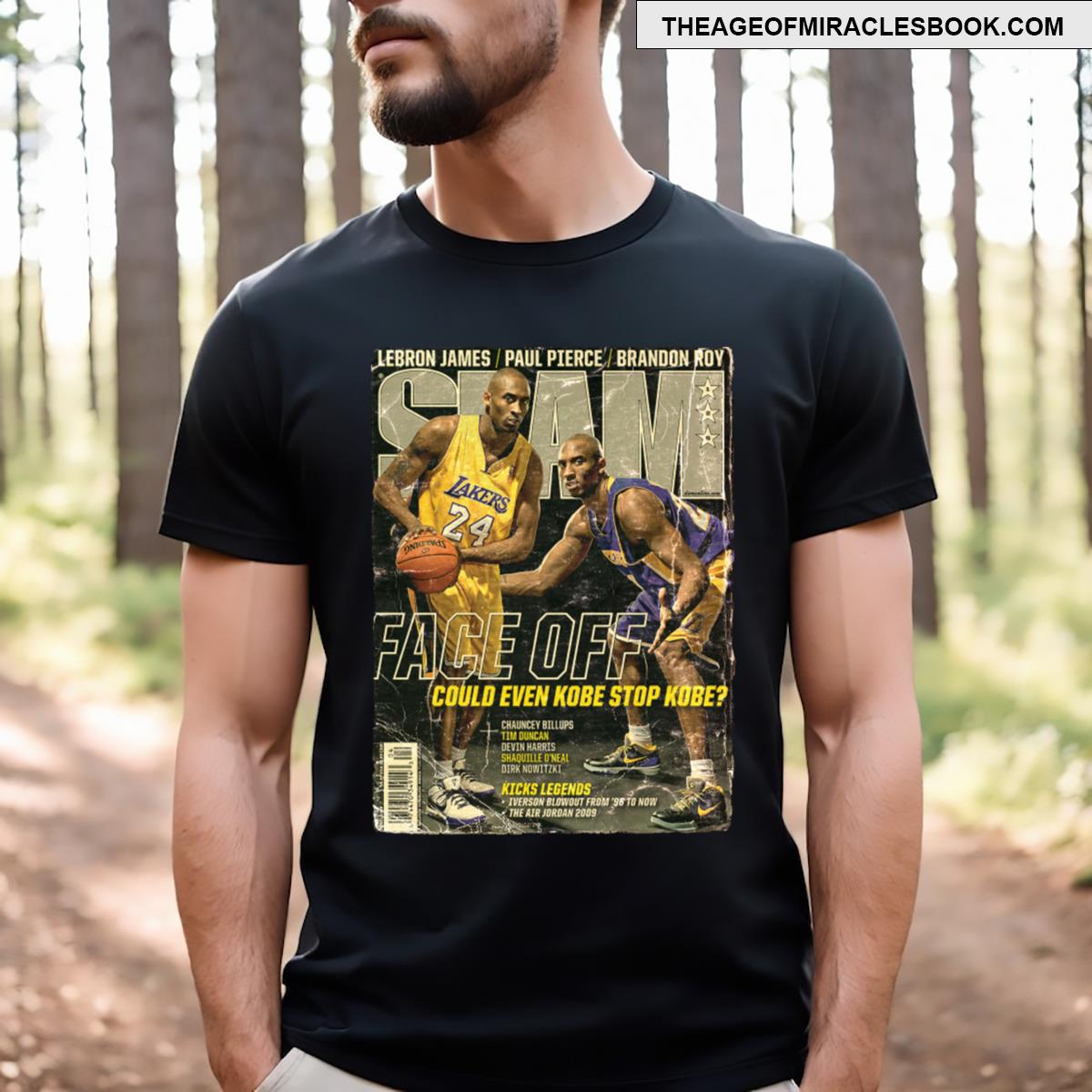 Cover Slam Jordan Dunk Face Off T-shirt