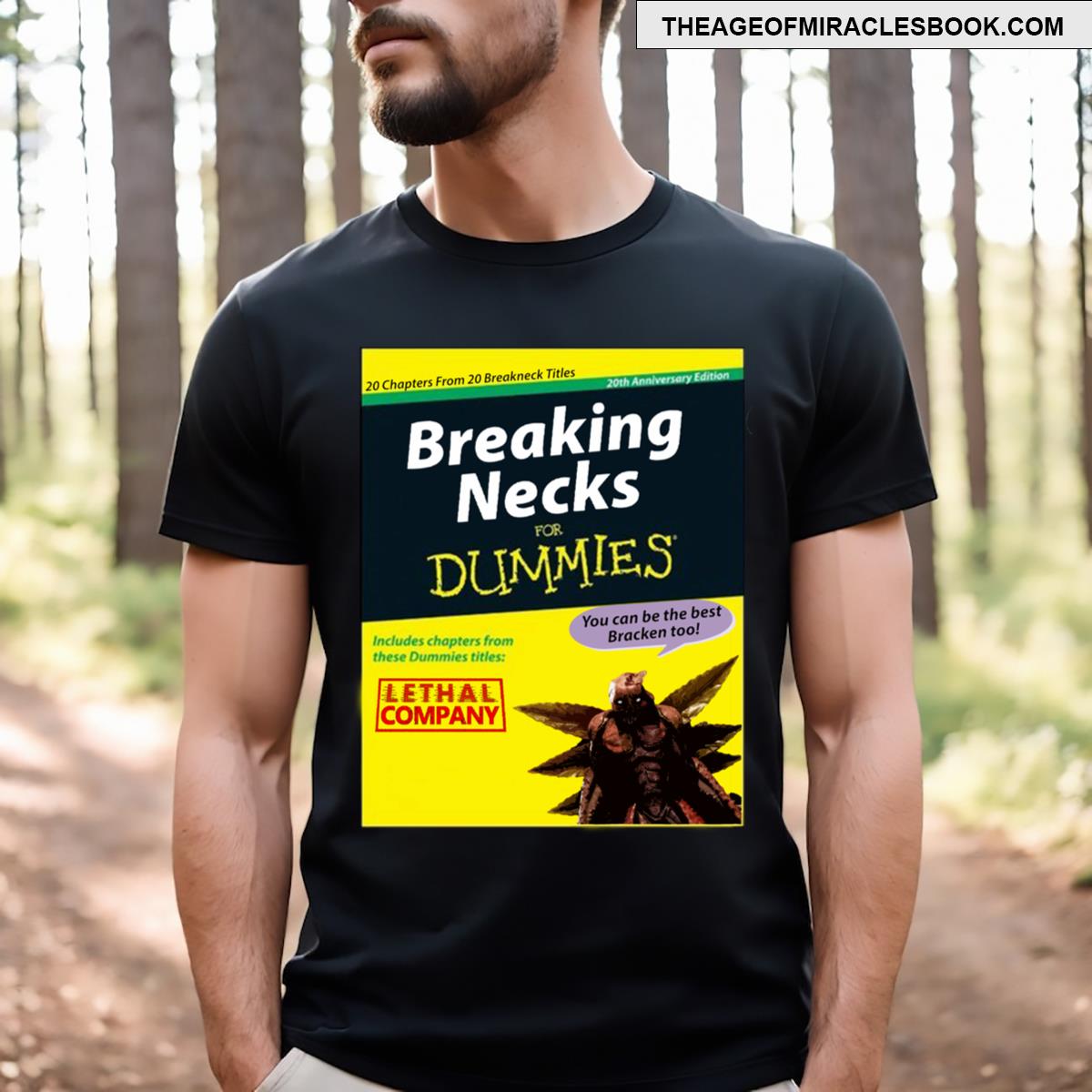 Lethal Company Bracken Guide T-shirt