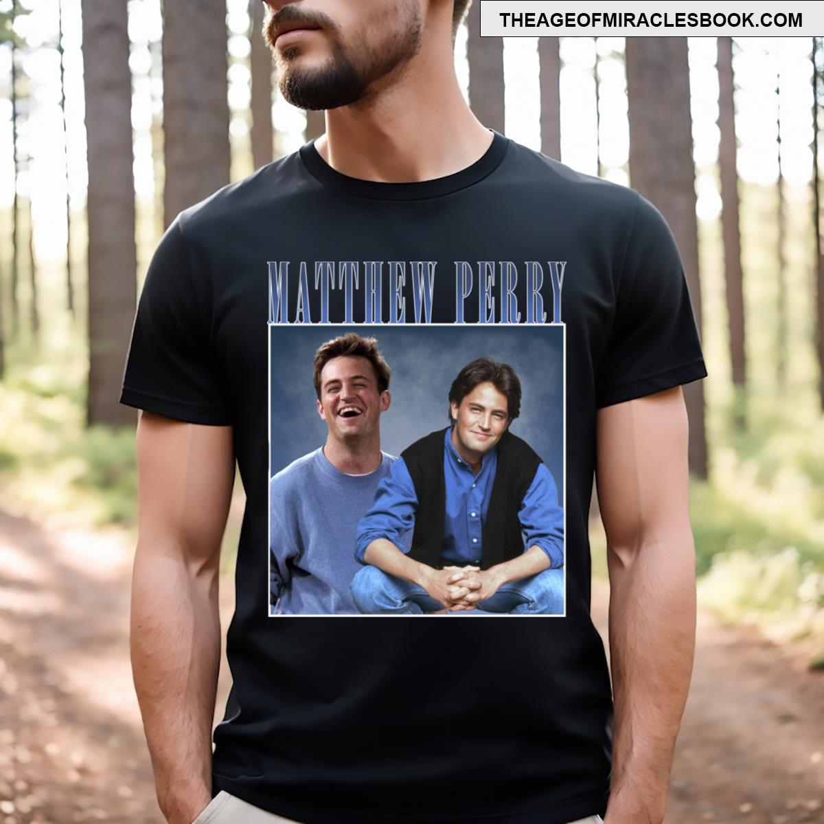 Matthew Perry Collage T-shirt