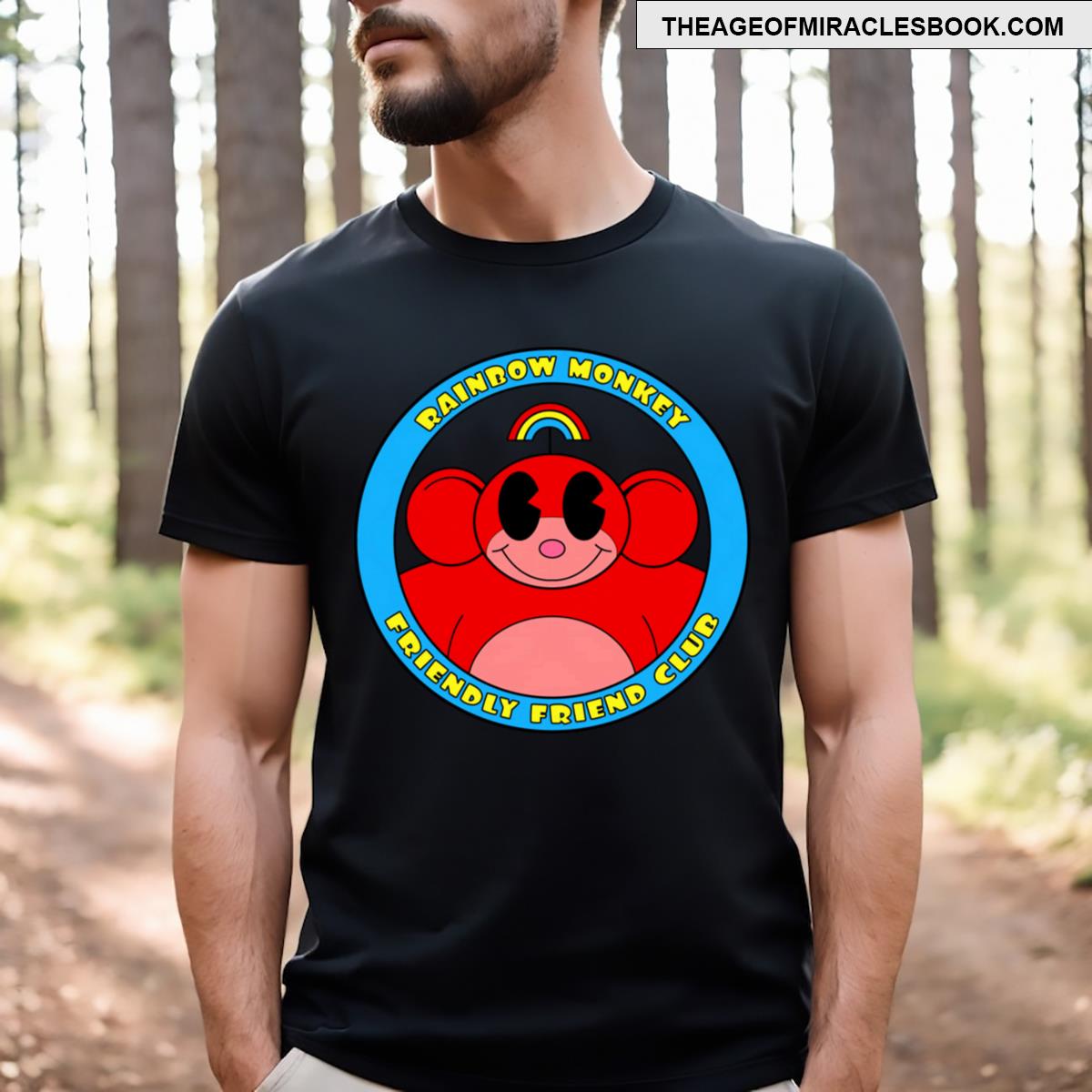Rainbow Monkey Friend Friendly Club! T-shirt