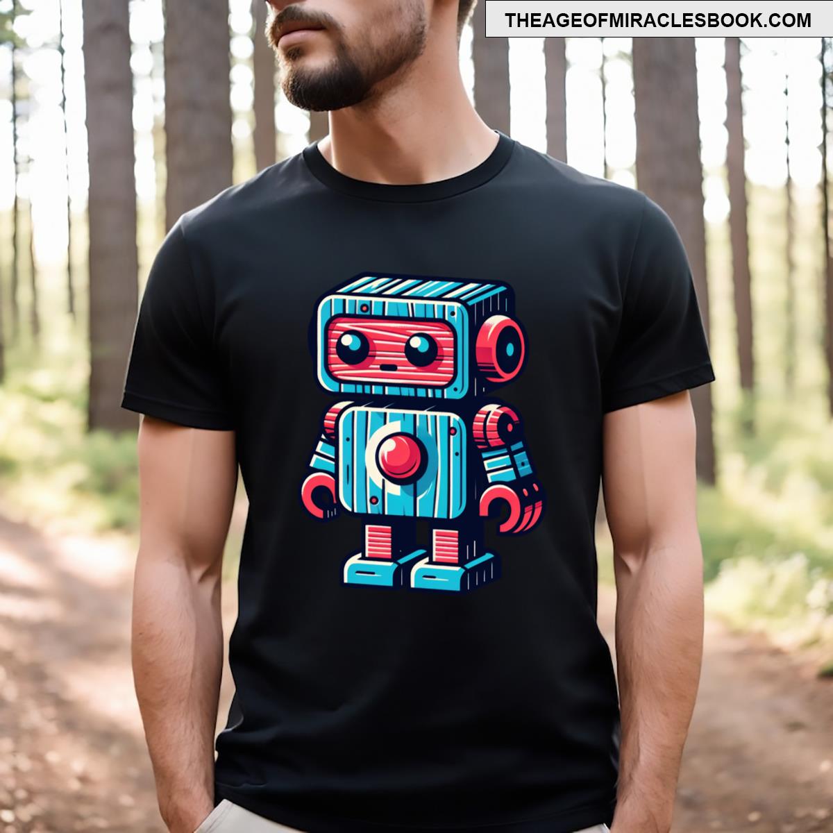 Retro Cassette Bot T-shirt