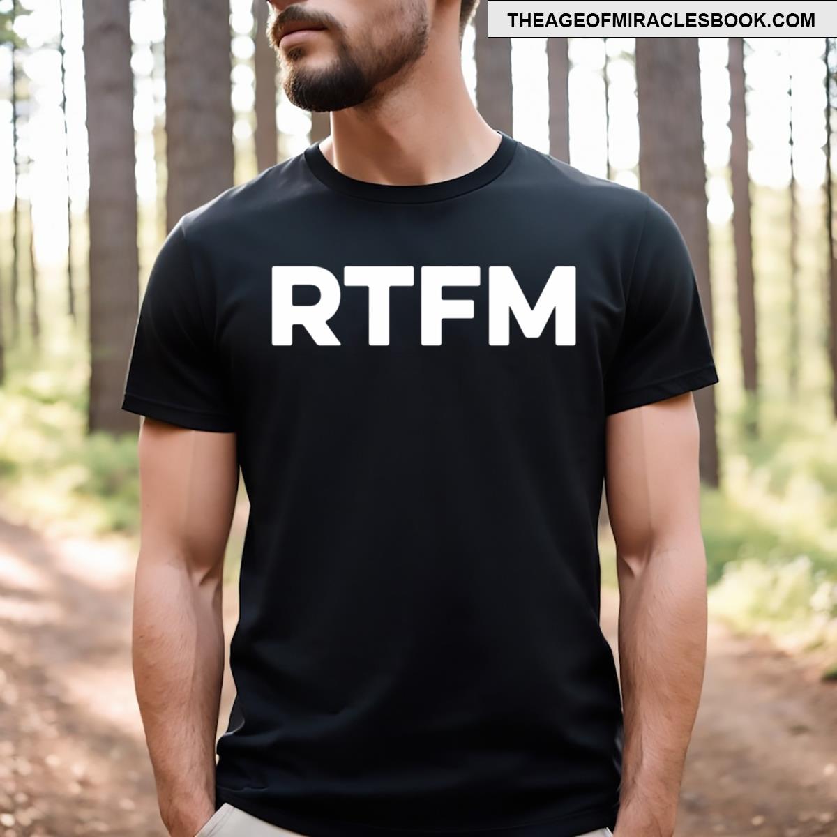 Rtfm Run The Fucking Manual Funny Programmer Coder Essential T-shirt
