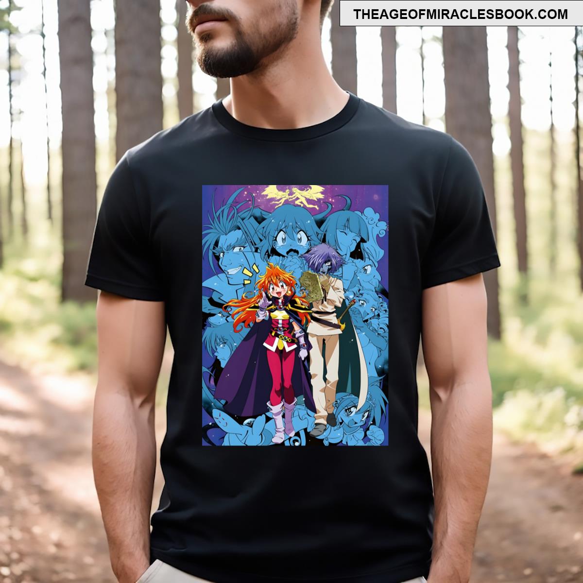 Slayers Anime Rina Invers Scoop T-shirt