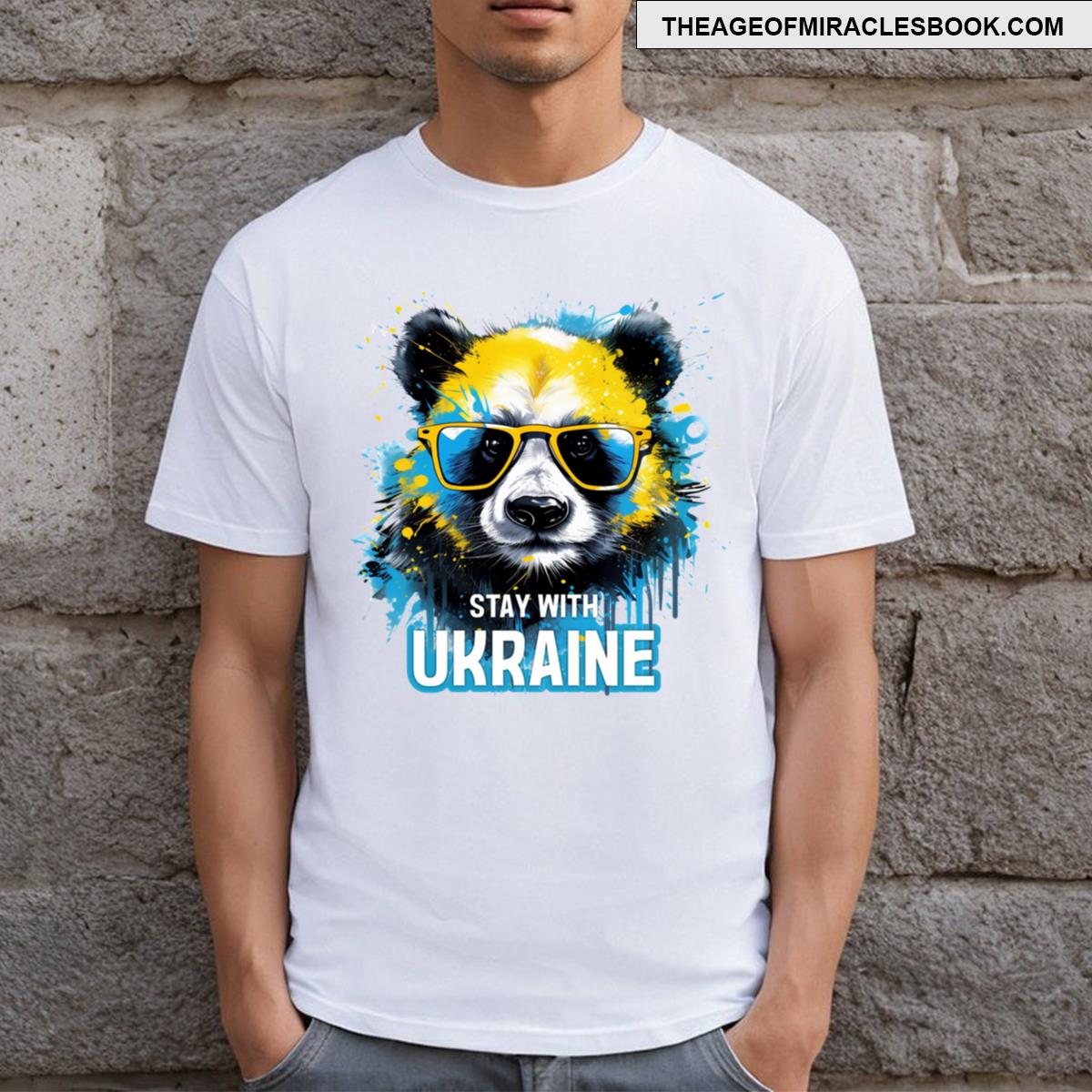 Unity Panda Support Ukraine Illustration Essential T-shirt