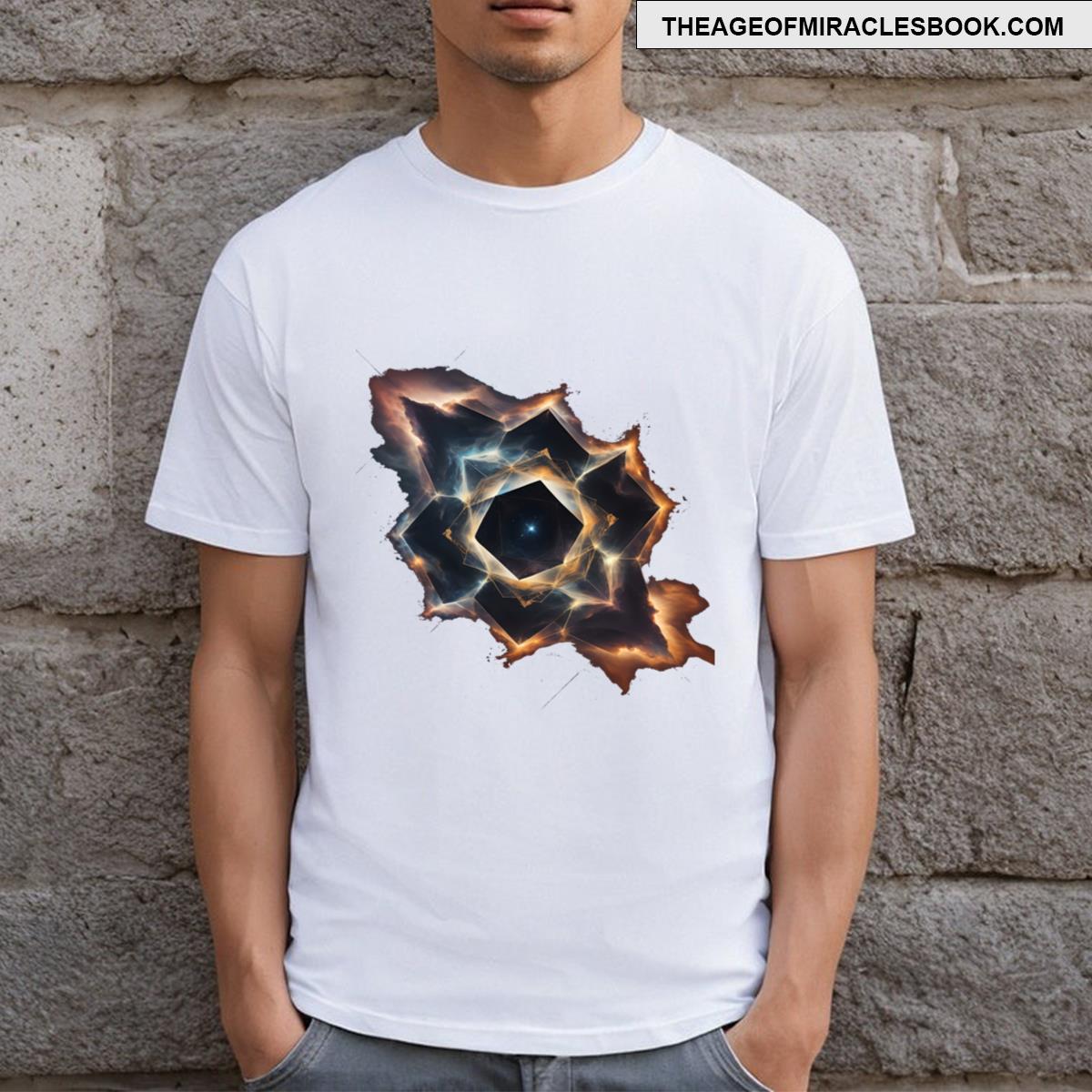Abstract Nebula Clouds 4 T-shirt