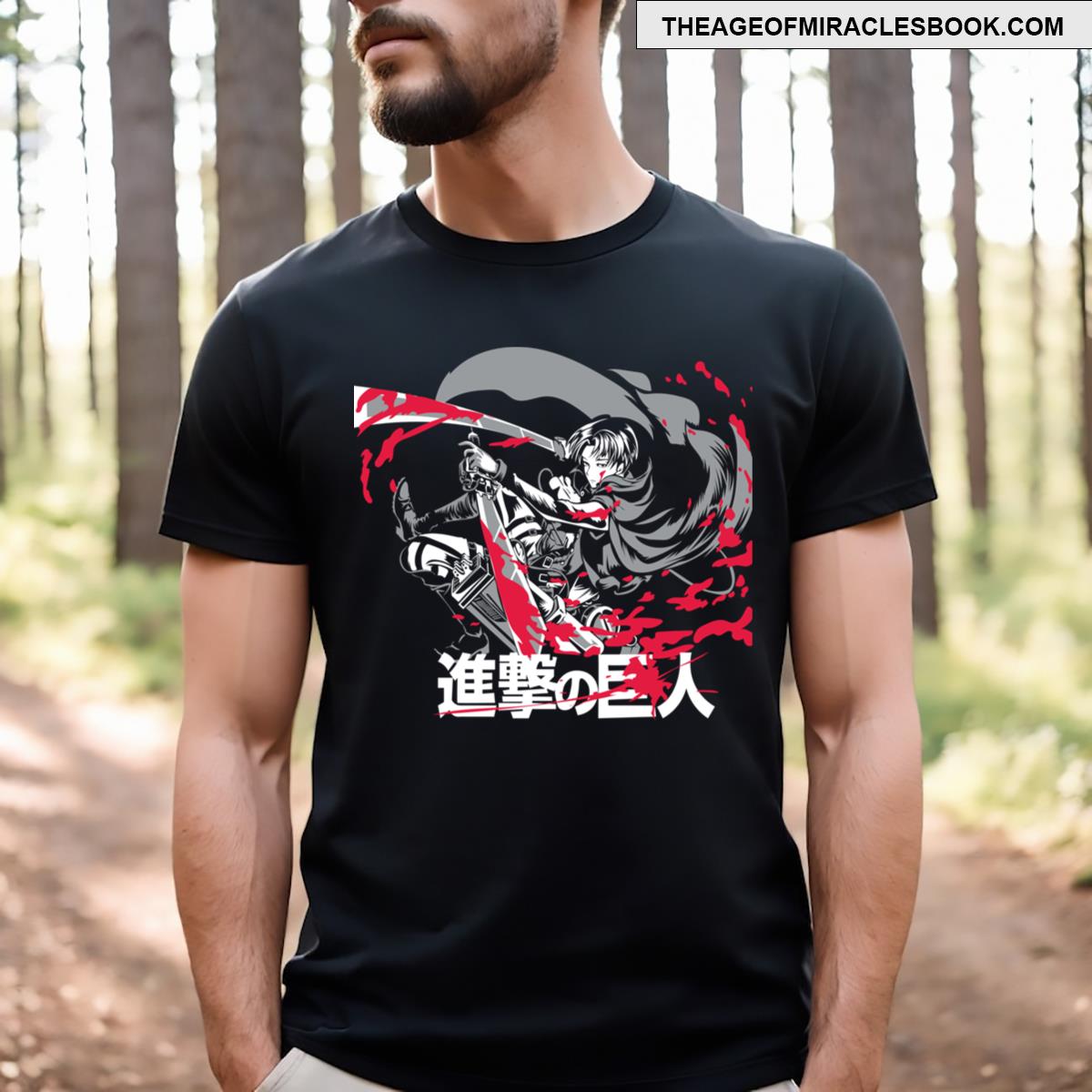Attack On Titan Design T-shirt