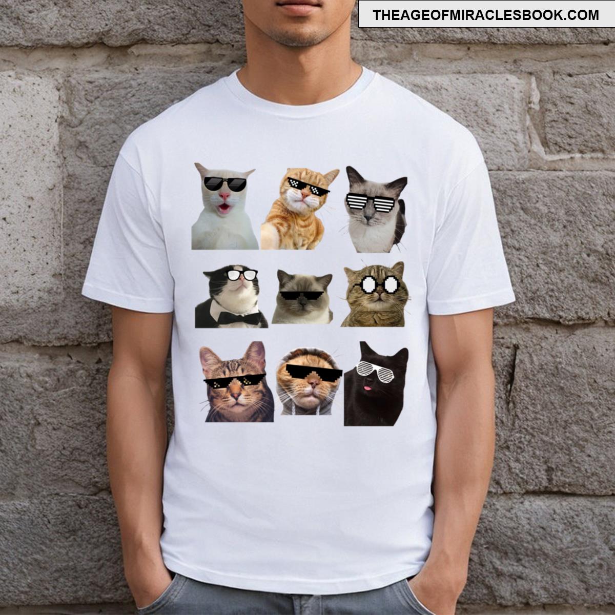 Cats With Glasses T-shirt