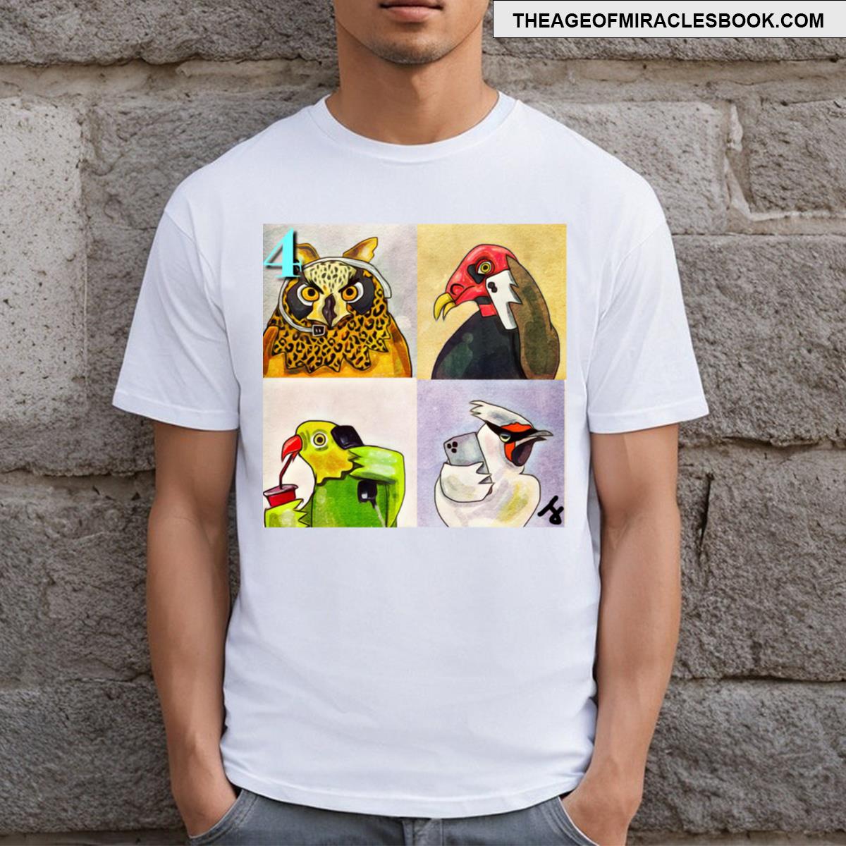 Four Calling Birds T-shirt