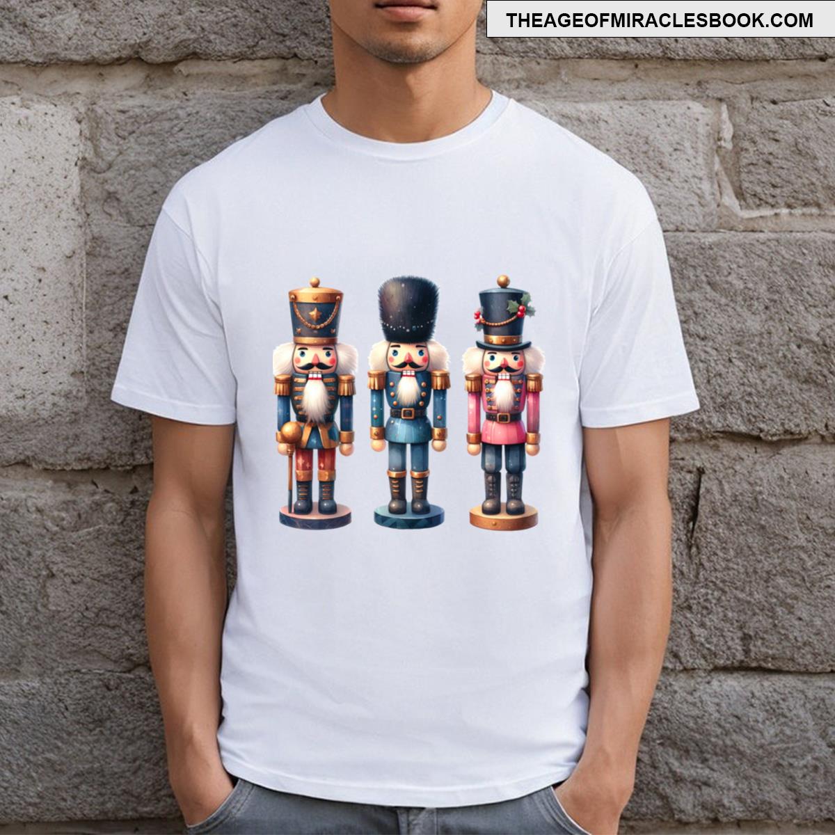 Glamorous Doodle Of Three Nutcracker Cuties T-shirt