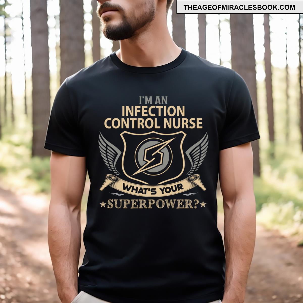 Infection Control Nurse Superpower Essential T-shirt