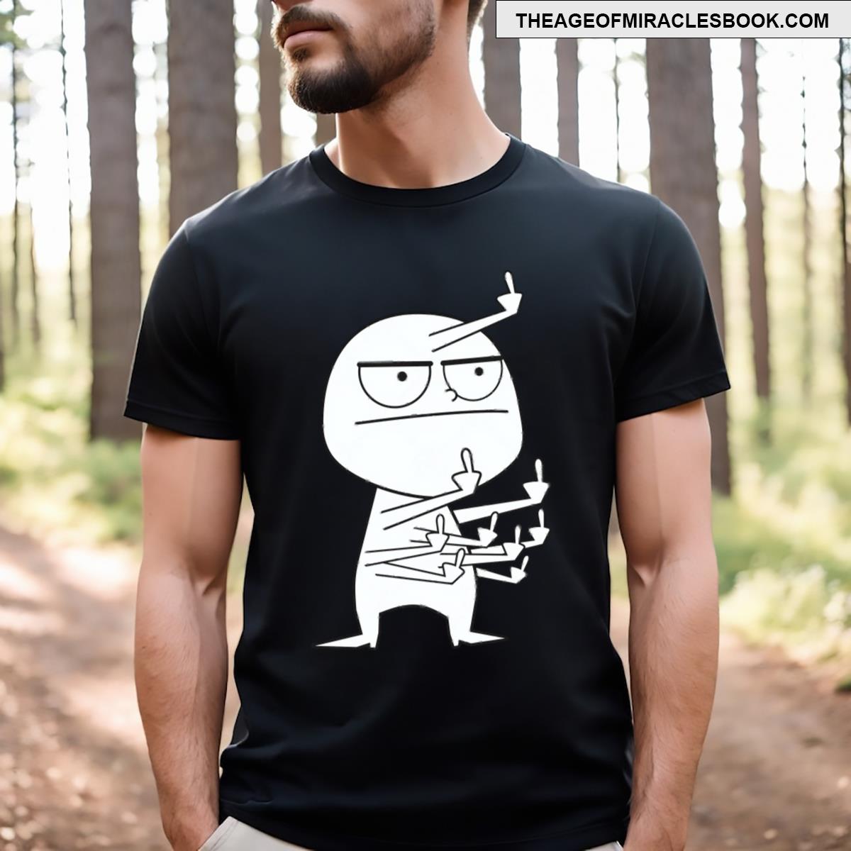 Middle Finger Maniac T-shirt