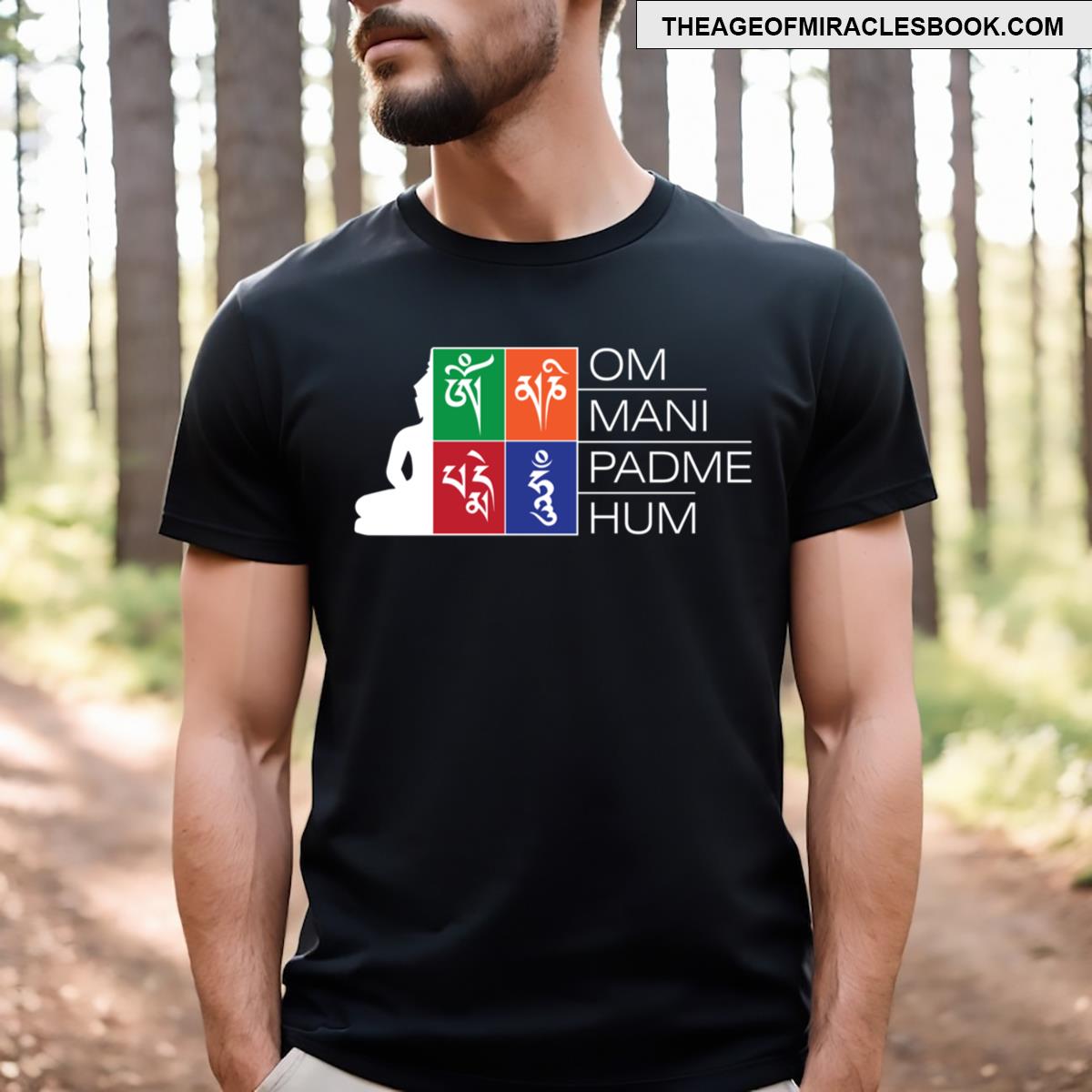 Om Mani Padme Hum Mantra T-shirt