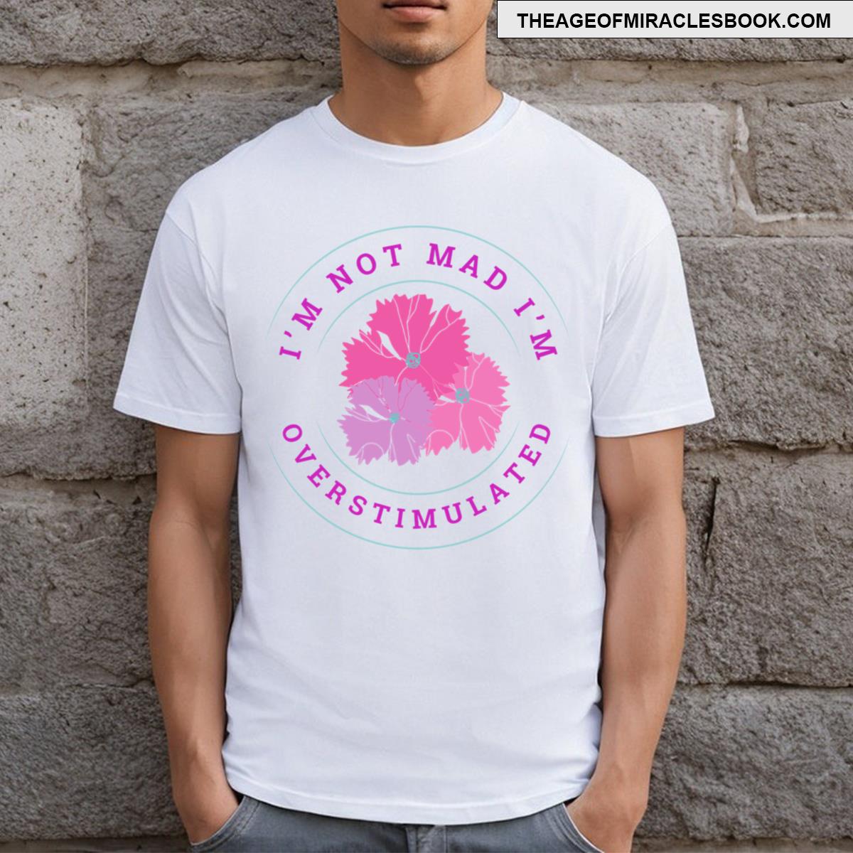 Overstimulated Flower T-shirt