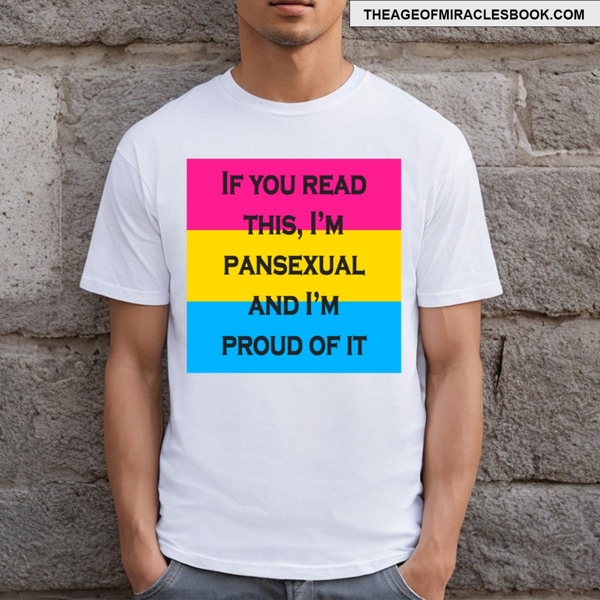 Pansexual Pride Background T-shirt