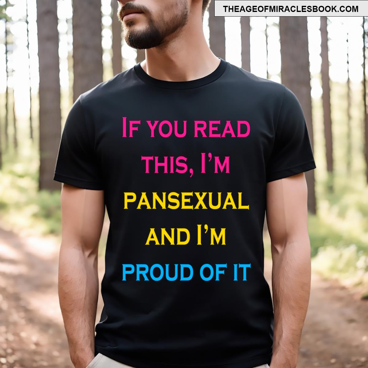 Pansexual Pride No Background T-shirt