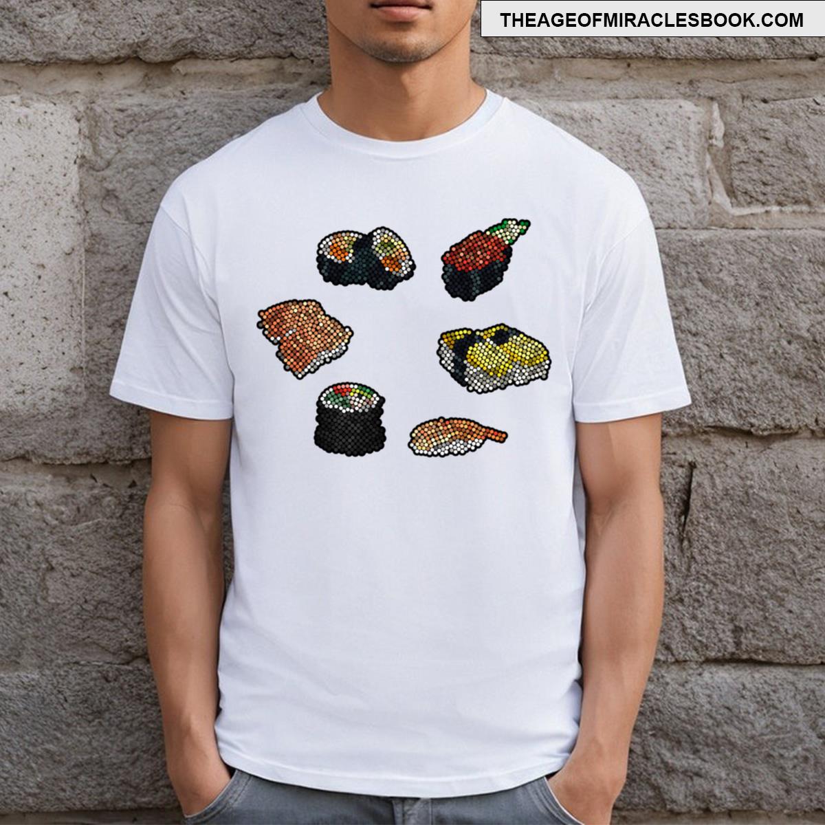 Dot Art Sushi Set T-shirt