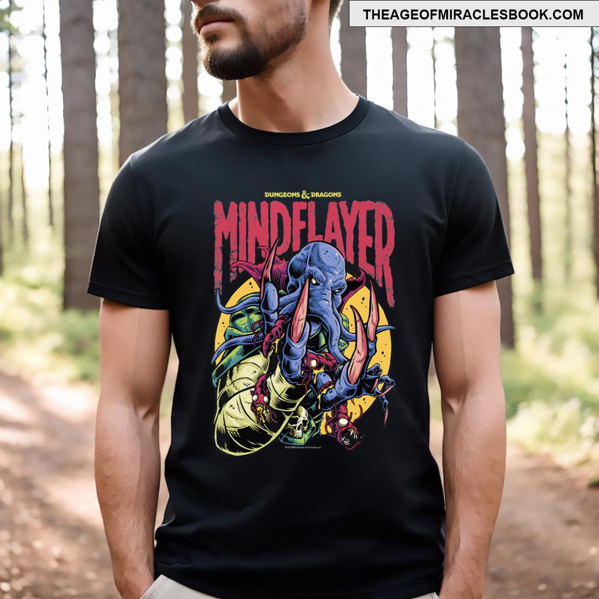 Dungeons Dragons Mindflayer Logo T-shirt