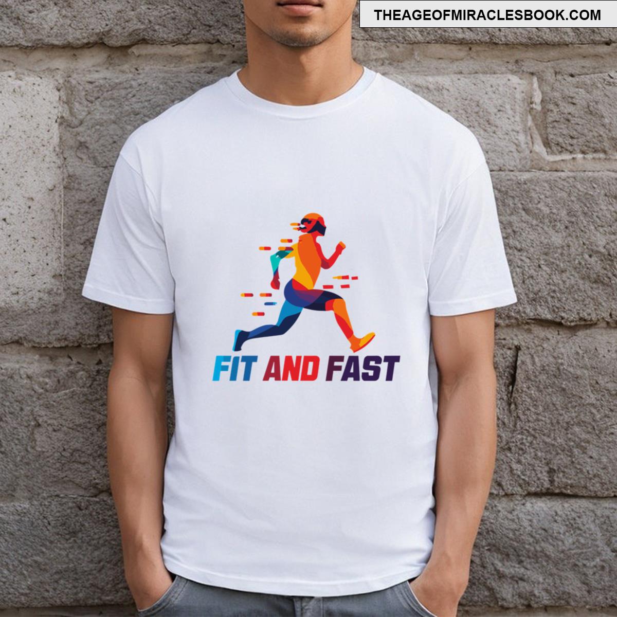 Fit And Fast Minimal Vector Art T-shirt