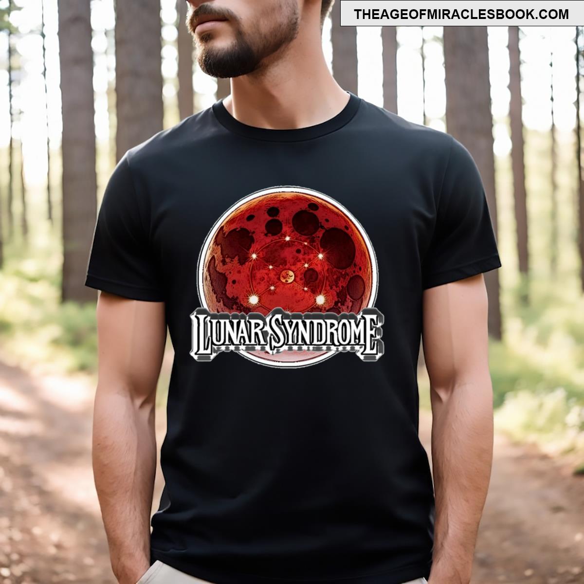 Lunar Syndrome Logo With Moon Active T-shirt