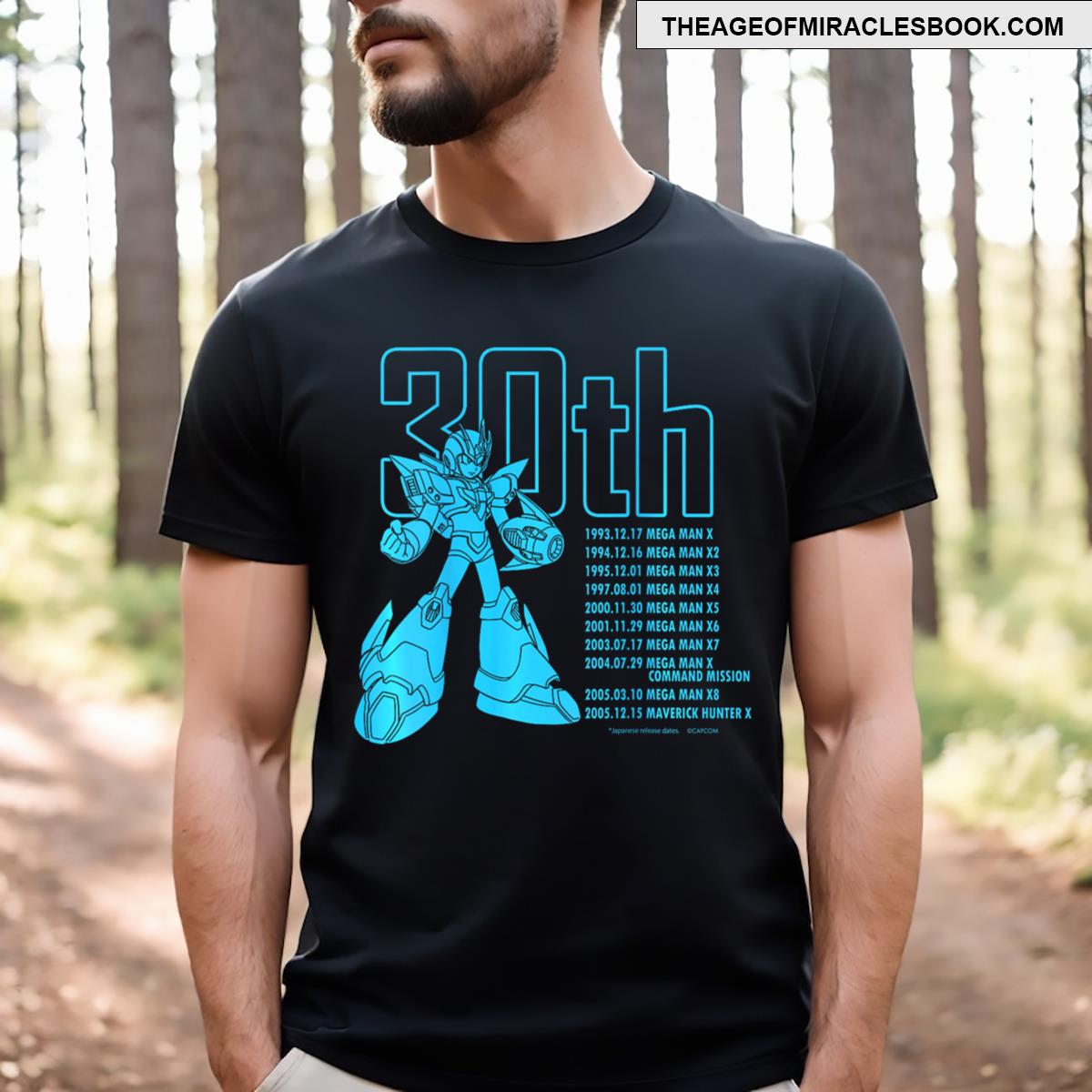 Mega Man X 30th Anniversary T-shirt
