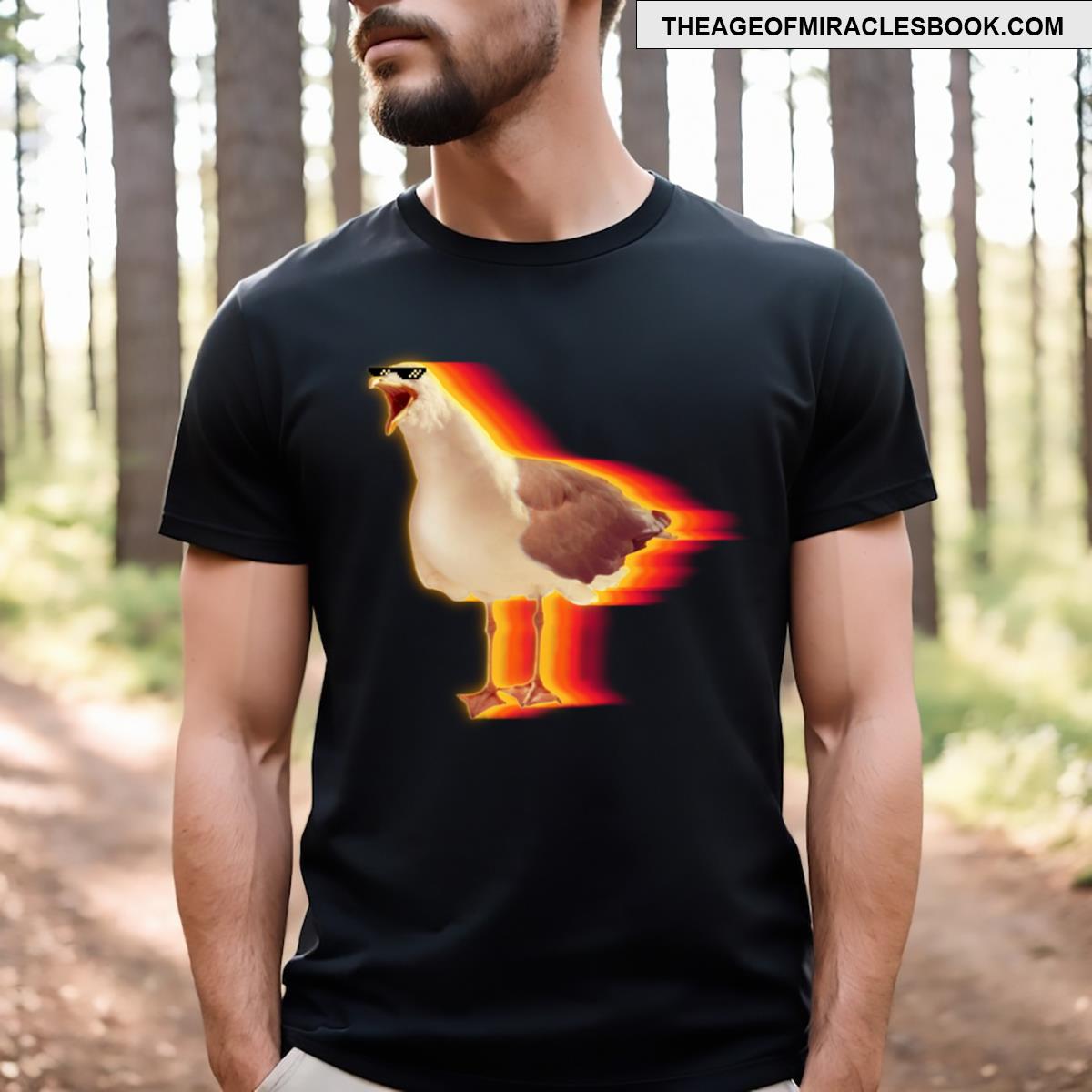 Snazzy Seagull Logo T-shirt