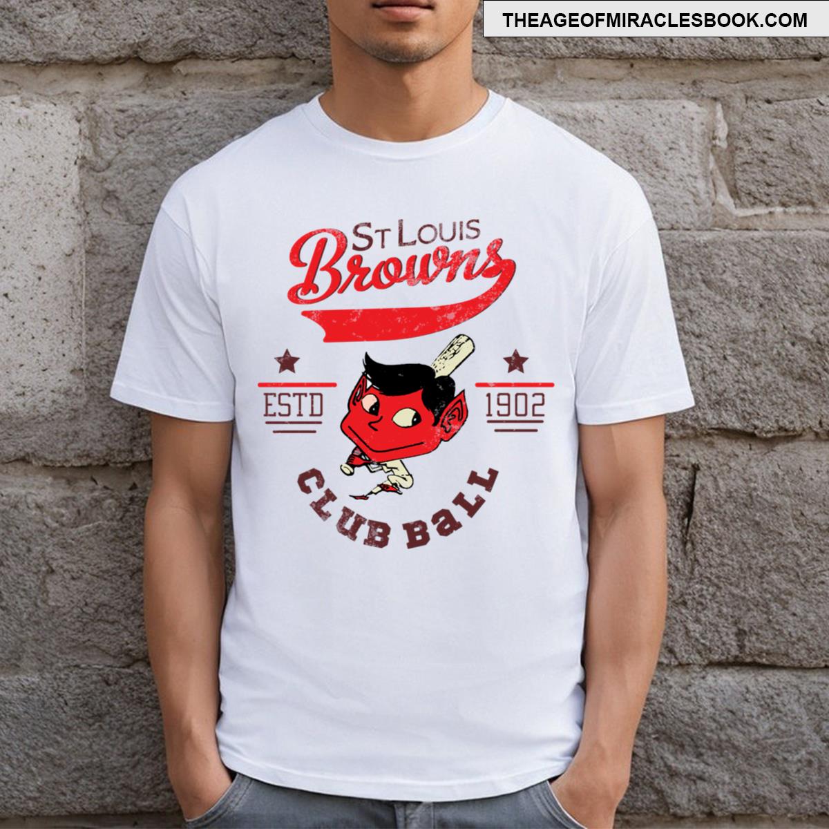 Defunct St Louis Browns Baseball Team T-shirt