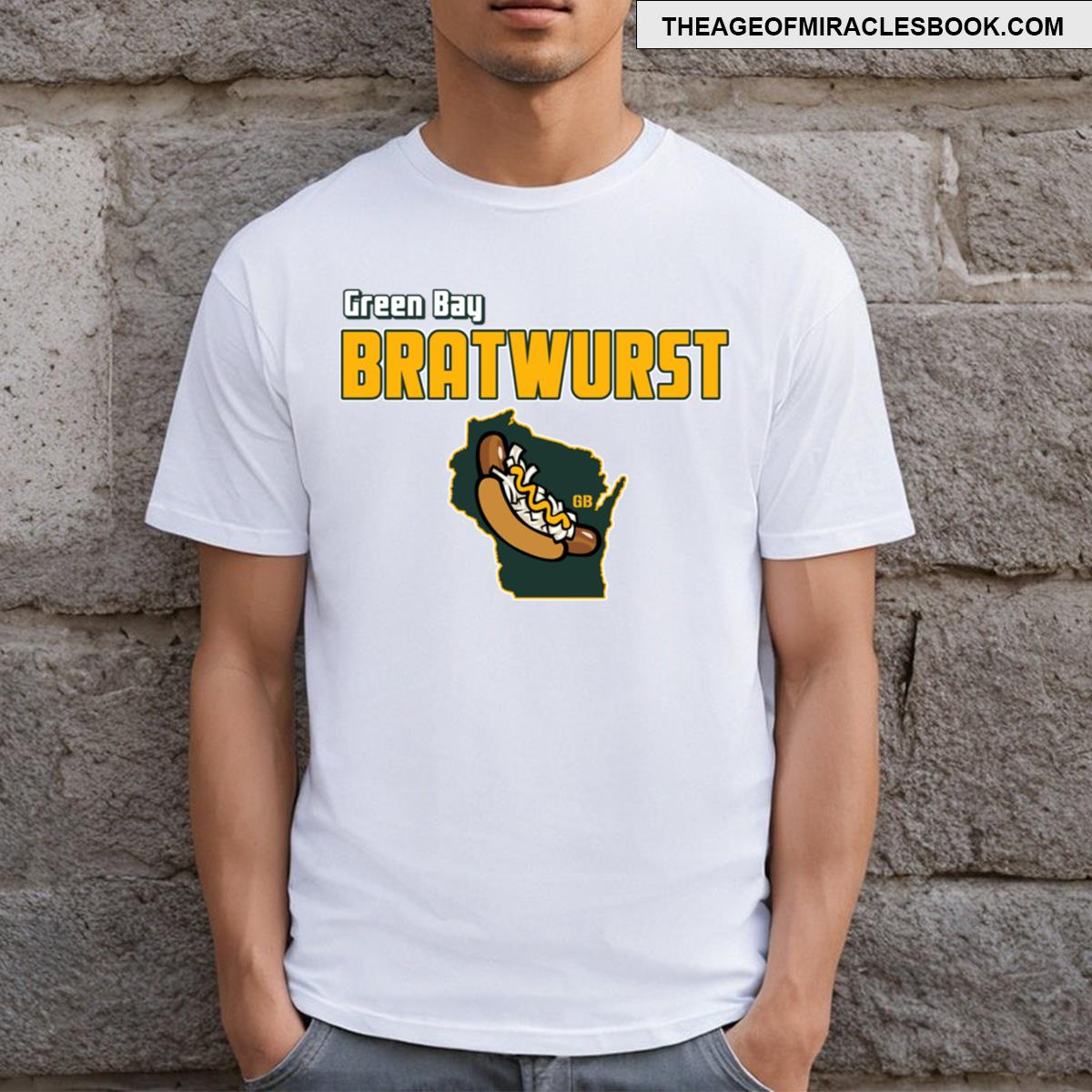 Green Bay Bratwurst Wordmark T-shirt