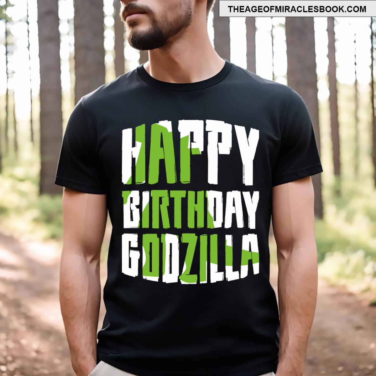 Happy Birthday Godzilla T-shirt