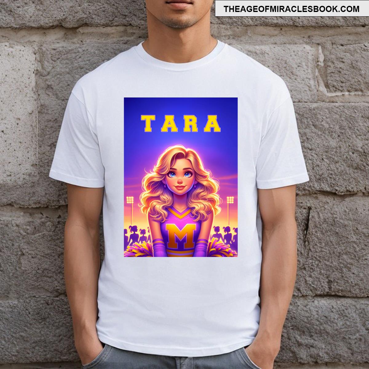 Tara Varsity Cheer Evening Vibes T-shirt