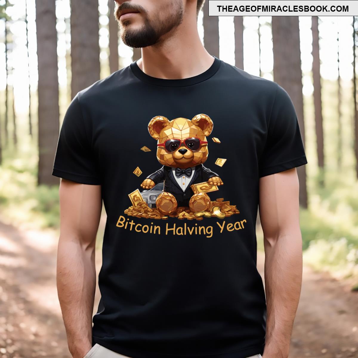 Bitcoin Halving Year Bear T-shirt