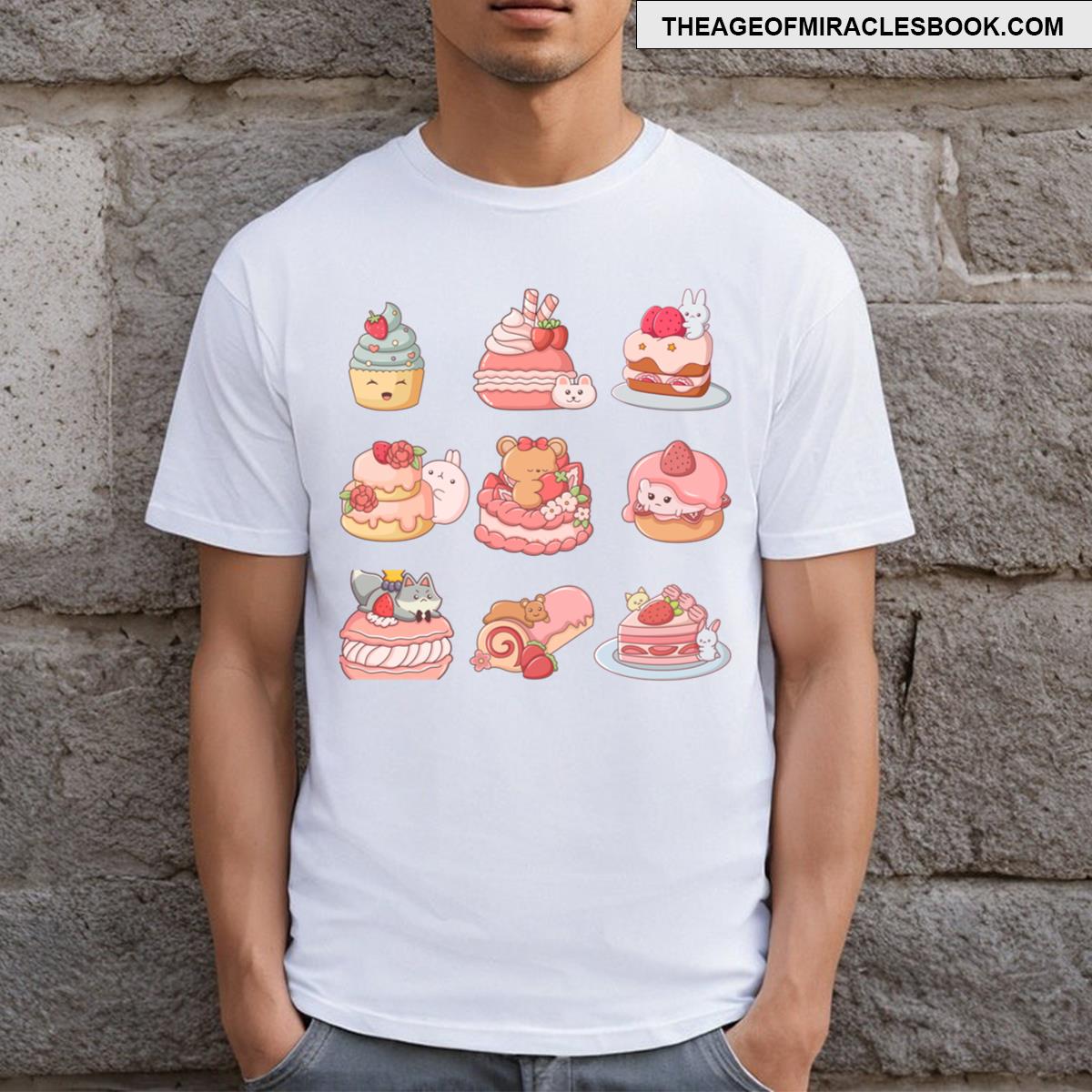 Kawaii Sweets And Animals T-shirt